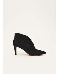 Phase Eight - Cut Out Heeled Boots - Lyst