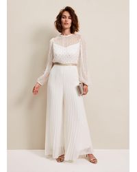 Phase Eight - Larissa Pleated Jumpsuit - Lyst