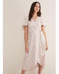 Phase Eight - Julissa Foil Wrap Dress - Lyst