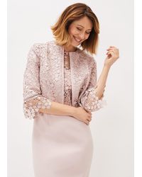 Phase Eight - Mariposa Lace Occasion Jacket - Lyst
