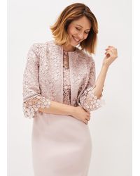 Phase Eight - 's Mariposa Lace Occasion Jacket - Lyst