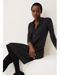 Phase Eight - Mina Spot Print Shirt Dress - Lyst