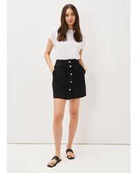 Phase Eight - 's Kat Denim Mini Skirt - Lyst
