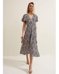 Phase Eight - 's Julissa Print Wrap Dress - Lyst