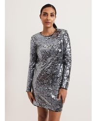 Phase Eight - Petite Rhia Sequin Mini Dress - Lyst