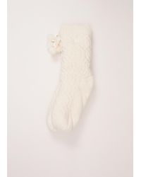 Phase Eight - Cable Knit Slipper Socks - Lyst