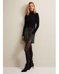 Phase Eight - Adina Sequin Shorts - Lyst