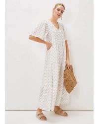 Phase Eight - Blakely Cotton Dash Maxi Dress - Lyst
