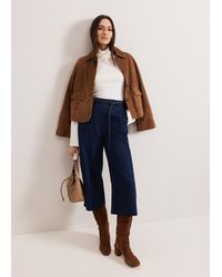 Phase Eight - Aubrielle Denim Culotte - Lyst