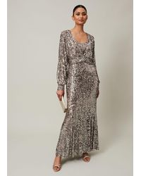 Phase Eight - 's Thalia Sequin Maxi Dress - Lyst
