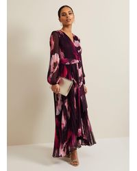 Phase Eight - Petite Isadora Rose Printed Maxi Dress - Lyst