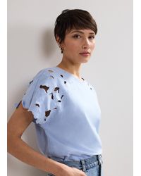 Phase Eight - Safi Cutwork T-Shirt - Lyst