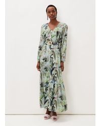 Phase Eight - Maya Printed Tiered Maxi Dress - Lyst