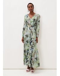 Phase Eight - 's Maya Printed Tiered Maxi Dress - Lyst