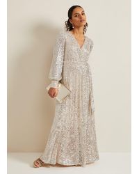 Phase Eight - 's Petite Amily Sequin Maxi Dress - Lyst