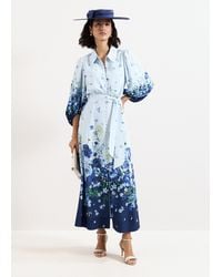 Phase Eight - Noella Floral Shirt Midaxi Dress - Lyst
