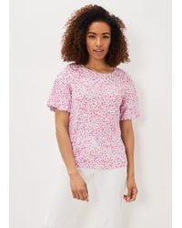 Phase Eight - Alivia Cotton Top - Lyst