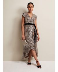 Phase Eight - 's Masie Metallic Jersey Maxi Dress - Lyst