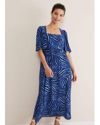 Phase Eight - Ayesha Zebra Print Midi Dress - Lyst