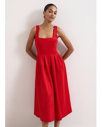 Phase Eight - Katie Sleeveless Scuba Midi Dress - Lyst