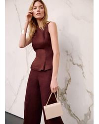 Phase Eight - Isabelle Linen Top - Lyst