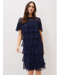 Phase Eight - 's Nika Tiered Shift Dress - Lyst