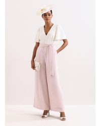 Phase Eight - Petite Kallie Short Sleeve Jumpsuit - Lyst