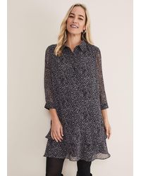 Phase Eight - Penelope Chiffon Tiered Mini Dress - Lyst