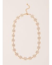 Phase Eight - Plated Snowflake Necklace - Lyst