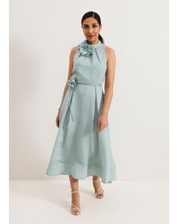 Phase Eight - Petite Senita Floral Detail Midi Dress - Lyst