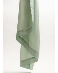 Phase Eight - Satin Trim Scarf - Lyst