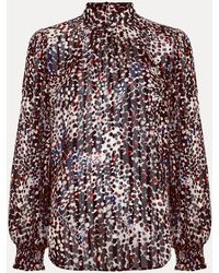 Phase Eight - Ingrid Abstract Print Blouse - Lyst