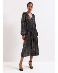 Phase Eight - Emre Stripe Midi Dress - Lyst