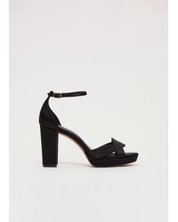Phase Eight - Satin Twist Front Platform Sandal - Lyst