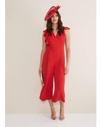 Phase Eight - Nicky Ruffle Jumpsuit - Lyst