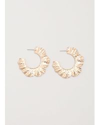 Phase Eight - Large Wavy Hoop Earrings - Lyst