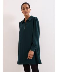 Phase Eight - Gina Collar Swing Dress - Lyst