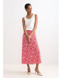 Phase Eight - Roxana Floral Print Midi Skirt - Lyst