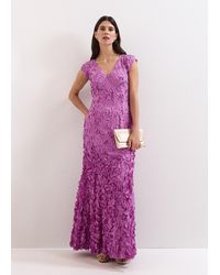 Phase Eight - Petite Charlene Ruffle Maxi Dress - Lyst