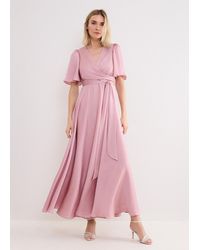 Phase Eight - Abbie Textured Wrap Maxi Dress - Lyst
