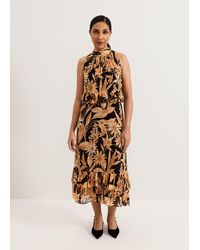 Phase Eight - Petite Alma Printed Double Layer Dress - Lyst