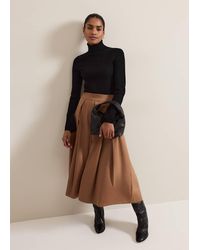 Phase Eight - Trinity Pleated Skirt - Lyst