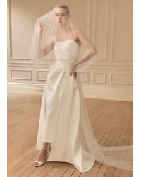Phase Eight - Meredith Satin Wedding Dress - Lyst