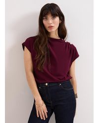 Phase Eight - Paige Ponte Top - Lyst