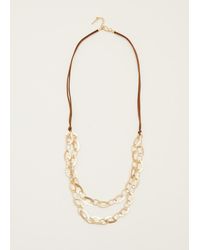 Phase Eight - Textured Ring Long Necklace - Lyst