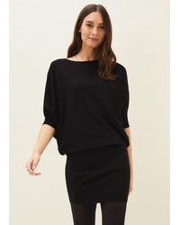 Phase Eight - Becca Batwing Knitted Dress - Lyst