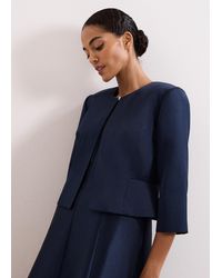 Phase Eight - Judy Satin Twill Jacket - Lyst