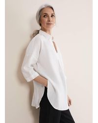 Phase Eight - Cynthia Linen Blouse - Lyst
