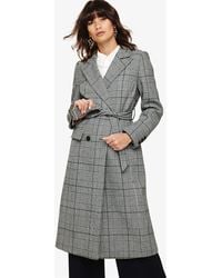 Phase Eight - 's Carmel Check Trench Coat - Lyst
