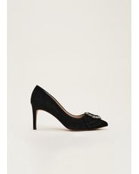 Phase Eight - Jewel Front Bow Court Shoe - Lyst